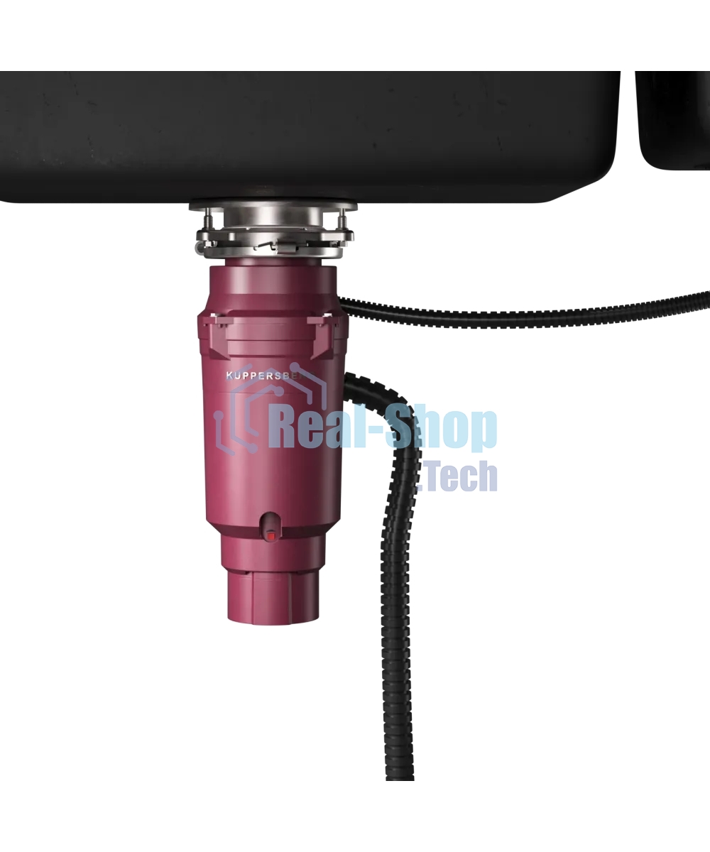 Измельчитель пищевых отходов Kuppersberg WSS 750 V, High-Tech, мощность 750 Вт, 3800-4200 об/мин, защита от перегрева, авто выключение, DC мотор, уровень шума 75 дБ, винный