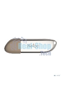 Флешка USB R/W Netac U352 8Gb NT03U352N-008G-20PN, USB 2.0, с колпачком, металлическая