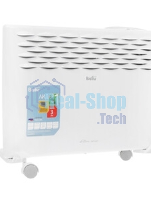 Конвектор электрический Ballu Ettore BEC/ETER-1500 белый, 1500 Вт, 20 м2, термостат, дисплей