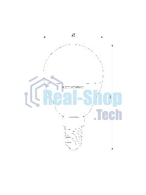 BLE1442/ светодиодная лампа Mini Classic  LED 9W 3300K E14
