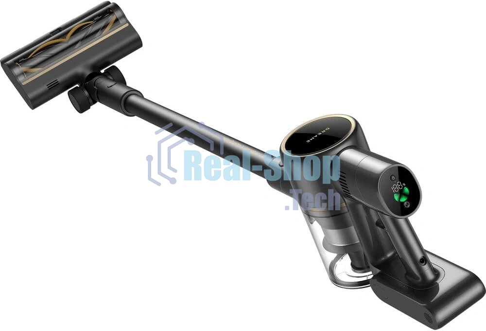 Пылесос вертикальный Dreame R10S Pro черный, питание от аккумулятора, 150 Вт, уборка сухая, пылесборник 0.6 л