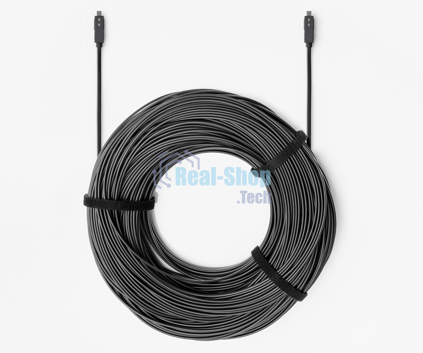 Активный оптоволоконный кабель Wize WHD20-DD-K-50 AOC HDMI 2.0 D-D (M-M), длина 50 м.