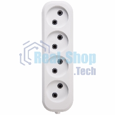 Колодка 4 гнезда без заземления Rexant