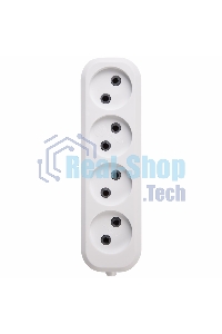 Колодка 4 гнезда без заземления Rexant