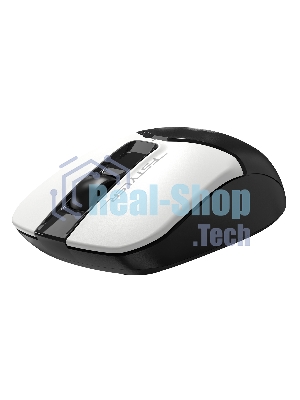 Мышь беспроводная A4Tech Fstyler FG12S белый/черный, 1200 dpi, радиоканал, USB, кнопки - 3