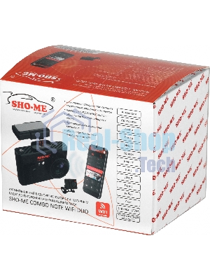 Видеорегистратор Sho-Me Combo Note WiFi DUO, 1920x1080, 2.31