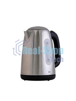 Чайник электрический BQ KT1822SW черный/стальной, мощность 2200Вт, Максимальный объем 1.7л