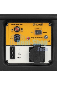 Генератор инверторный Denzel GT-1200iS, 1,2 кВт, 230 В, бак 2,4 л, закрытый корпус, ручной старт