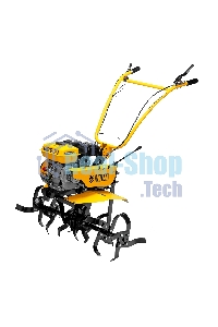 Мотоблок Denzel DPT-270SB, 7 л.с., ремен.сцеп, фрез 3х4, ШОМ, без колес, передачи 2В/1Н