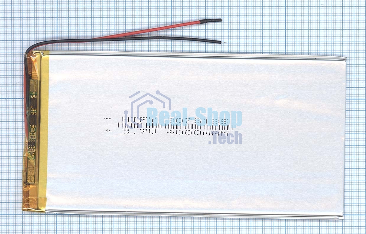 Аккумулятор Li-Pol (батарея) 3x75x135 мм 2pin 3.7V/4000mAh