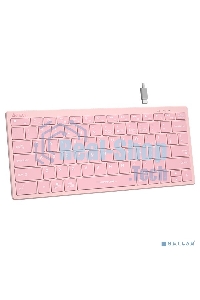 Клавиатура A4Tech FBX51C беспроводная, Bluetooth, радиоканал розовый
