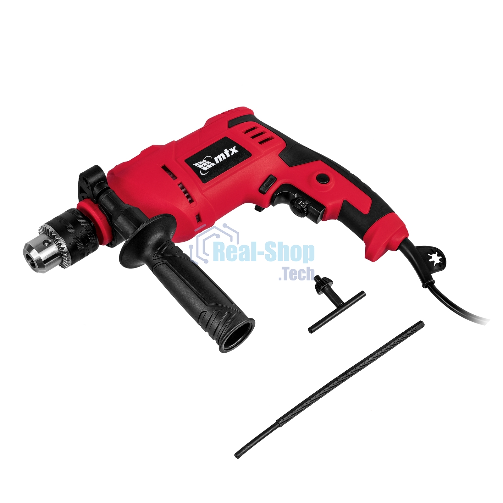 Дрель ударная MTX MID-750, 750 Вт, 0-3000 об/мин, 0-48000 уд/мин