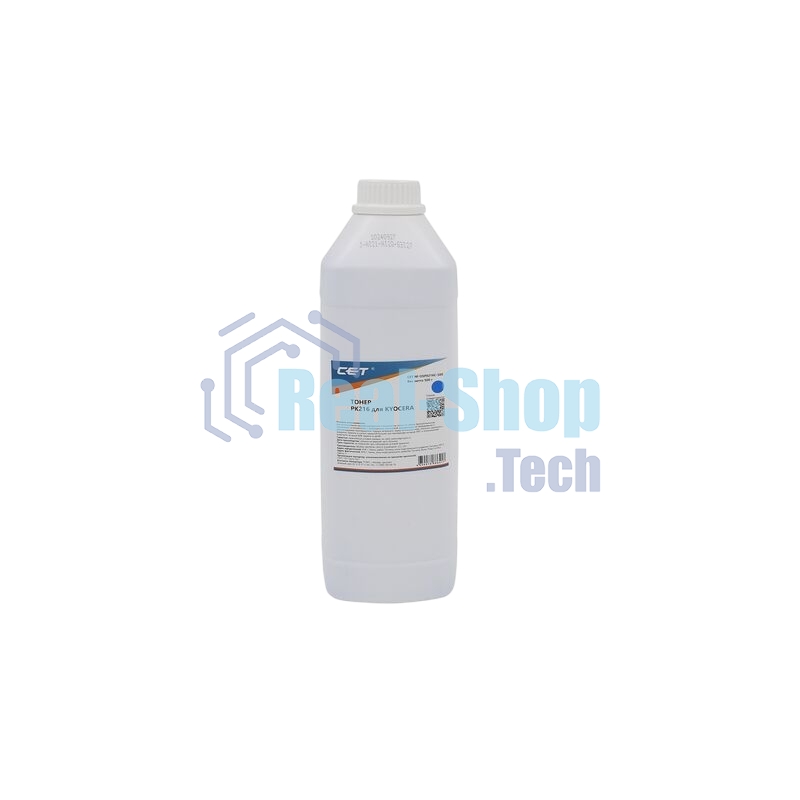 Тонер CET для Kyocera TASKalfa 2552ci/4053ci Cyan (PK216) 500г/бут, (унив.) (TK-8335C/TK-8345C/TK-8525C) Japan