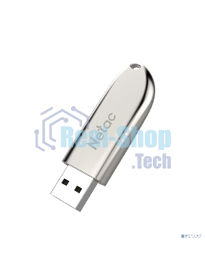 Флешка USB Netac U352 (NT03U352N-008G-20PN), 8Gb, USB 2.0, R/W 50/15, серебристый
