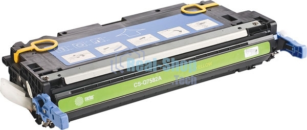 Картридж лазерный Cactus CS-Q7582A желтый (6000 стр.) для HP Color LaserJet CP3505/3800