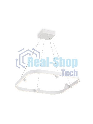 Подвесной светодиодный светильник Ambrella light FL5802/1+4 WH белый 50W 3000K/4200K/6400K 600*600*1200 (без ПДУ)