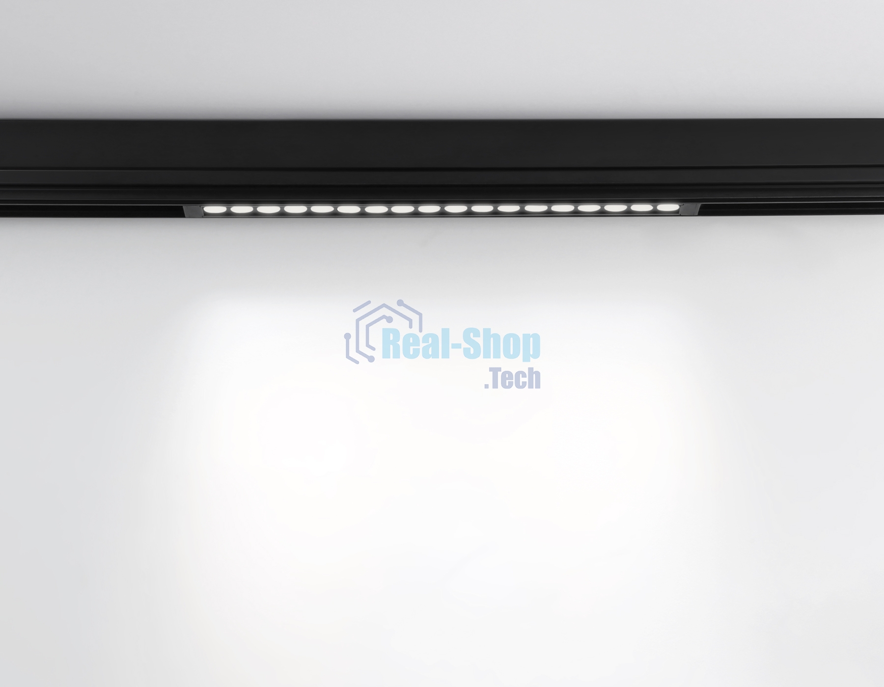 Светильник светодиодный трековый для шинопровода Magnetic Ambrella light GL1740 BK черный IP20 24W 4200K 220V 24° 455*25*42 (Без ПДУ)