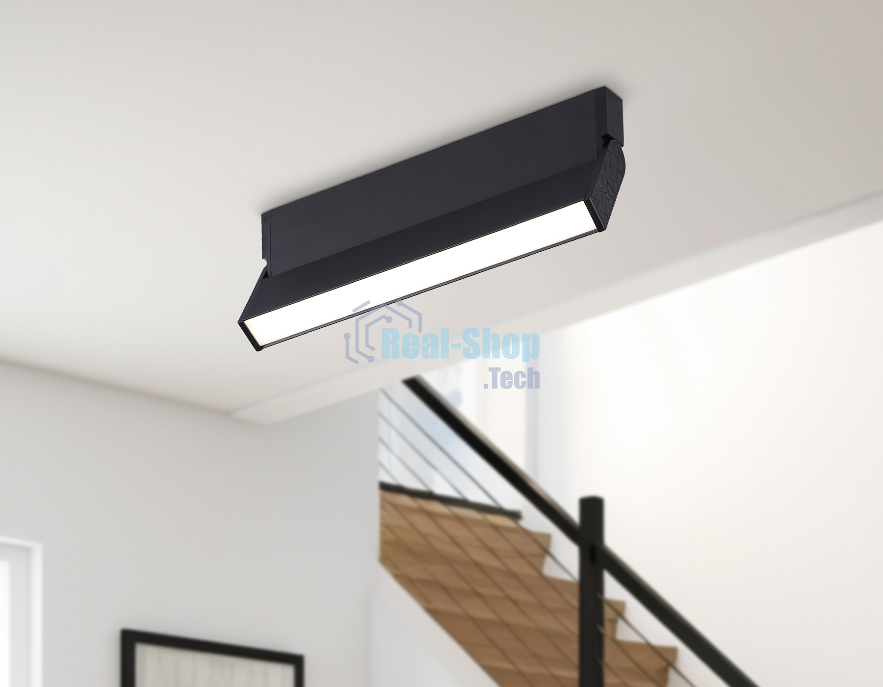 Светильник Ambrella light TA1821 BK черный LED 12W 4200K 230*22*87