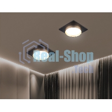 Светильник Ambrella light TN5232 BK/GD черный/золото GX53 max 12W 110*110*35