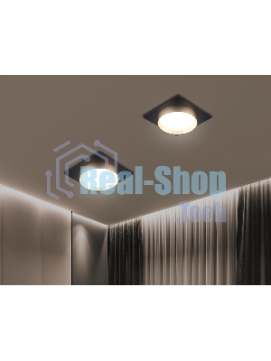 Светильник Ambrella light TN5232 BK/GD черный/золото GX53 max 12W 110*110*35