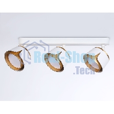 Светильник Ambrella light TN71235/3 WH/GD белый/золото GX53/3 380*100*147