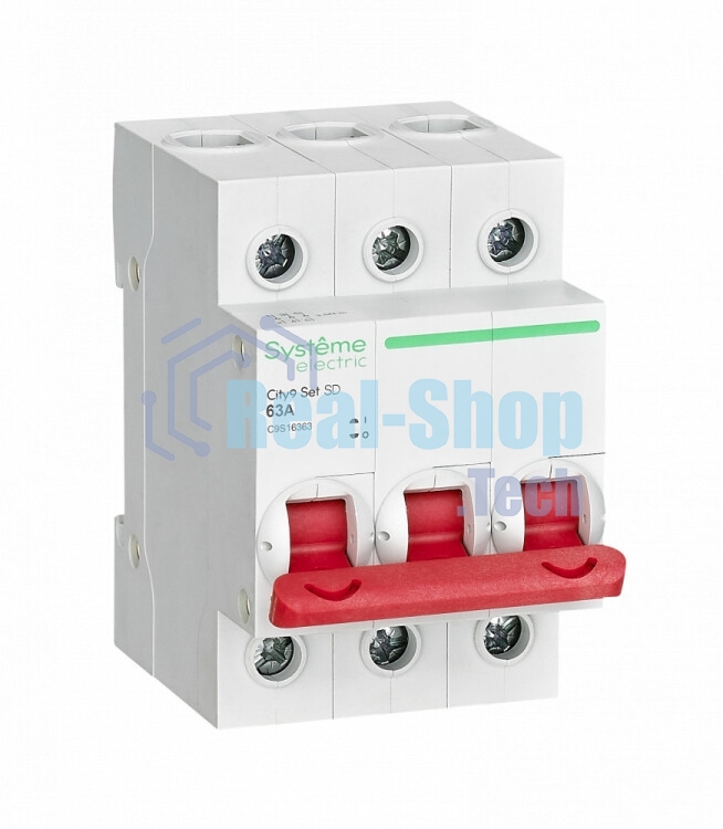 Выключатель нагрузки 3п 63А 400В City9 Set SE C9S16363