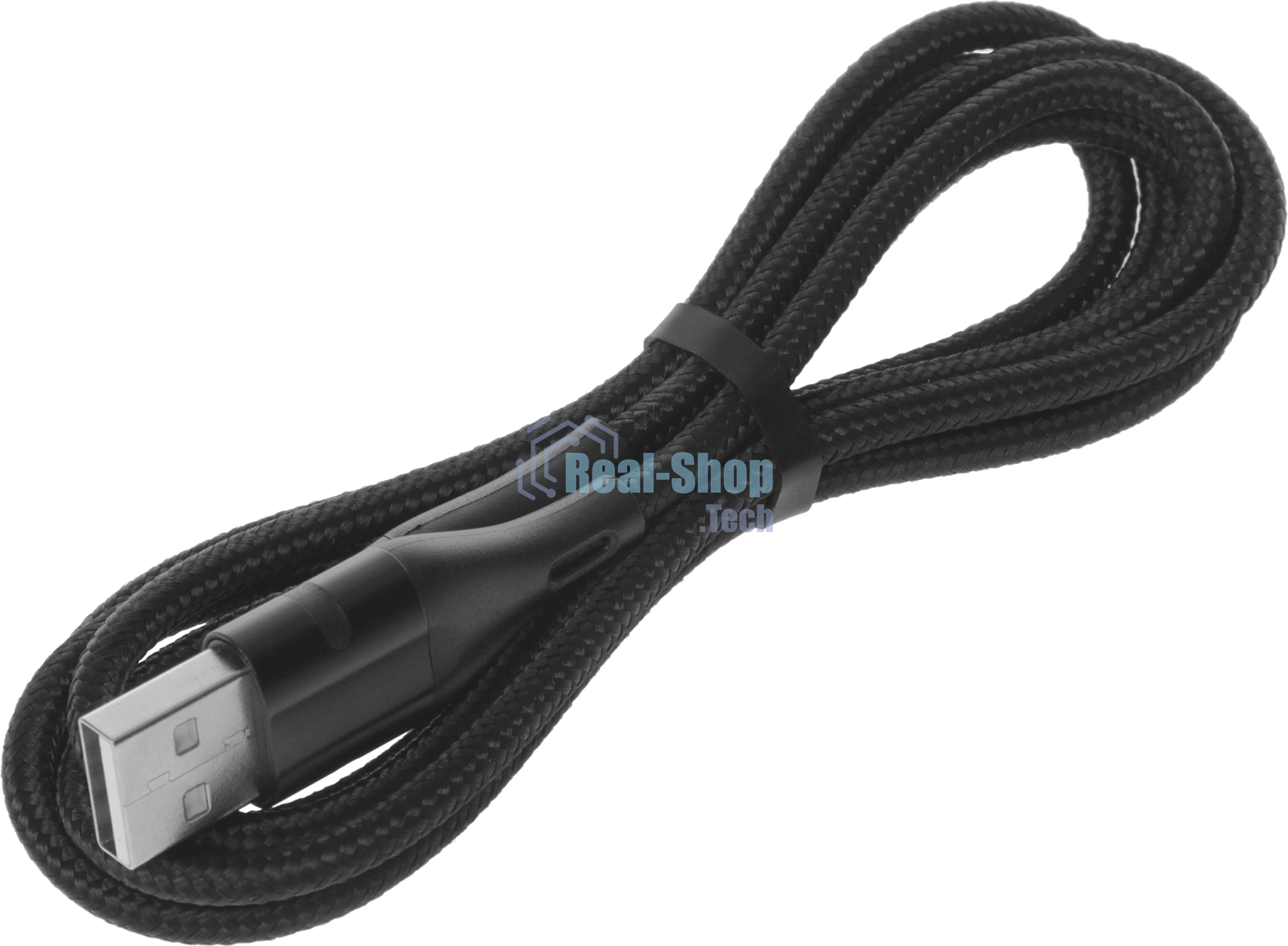 Кабель Hoco U93 Shadow Type-C USB (m)-USB Type-C (m) 1.2м черный коробка