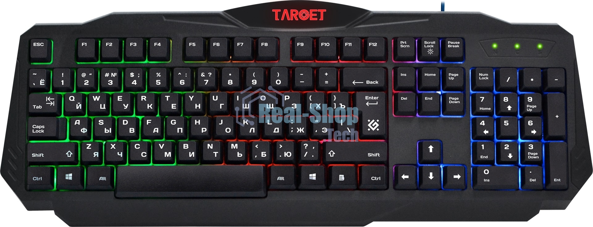 Комплект клавиатура + мышка +PAD +HEADSET Defender TARGET MKP-350