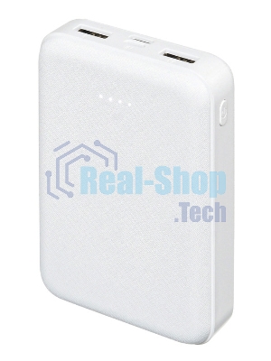 Портативный аккумулятор Buro T4-10000 Li-Pol 10000mAh 2A+1A белый 2xUSB