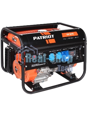 Электрогенератор бензиновый Patriot GP 6510, 5.5 кВт, 78 дБ, 71 кг