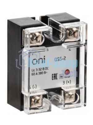 Реле твердотельное IEK Oni OSS-2 одноф. 380В (OSS-2-3-60-B)