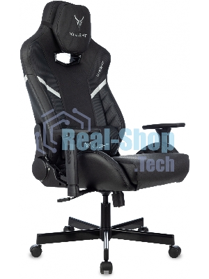 Кресло Knight Thunder 5X черный, экокожа, 120 кг, механизм качания