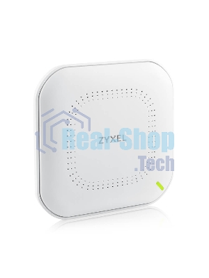 Точка доступа Zyxel NebulaFlex NWA50AX PRO, WiFi 6, 802.11a/b/g/n/ac/ax (2,4 и 5 ГГц), MU-MIMO, антенны 3x3, до 575+2400 Мбит/с, 1xLAN 2.5GE, PoE, без поддержки Captive portal и WPA-Enterprise, защита от 4G/5G, БП в комплекте