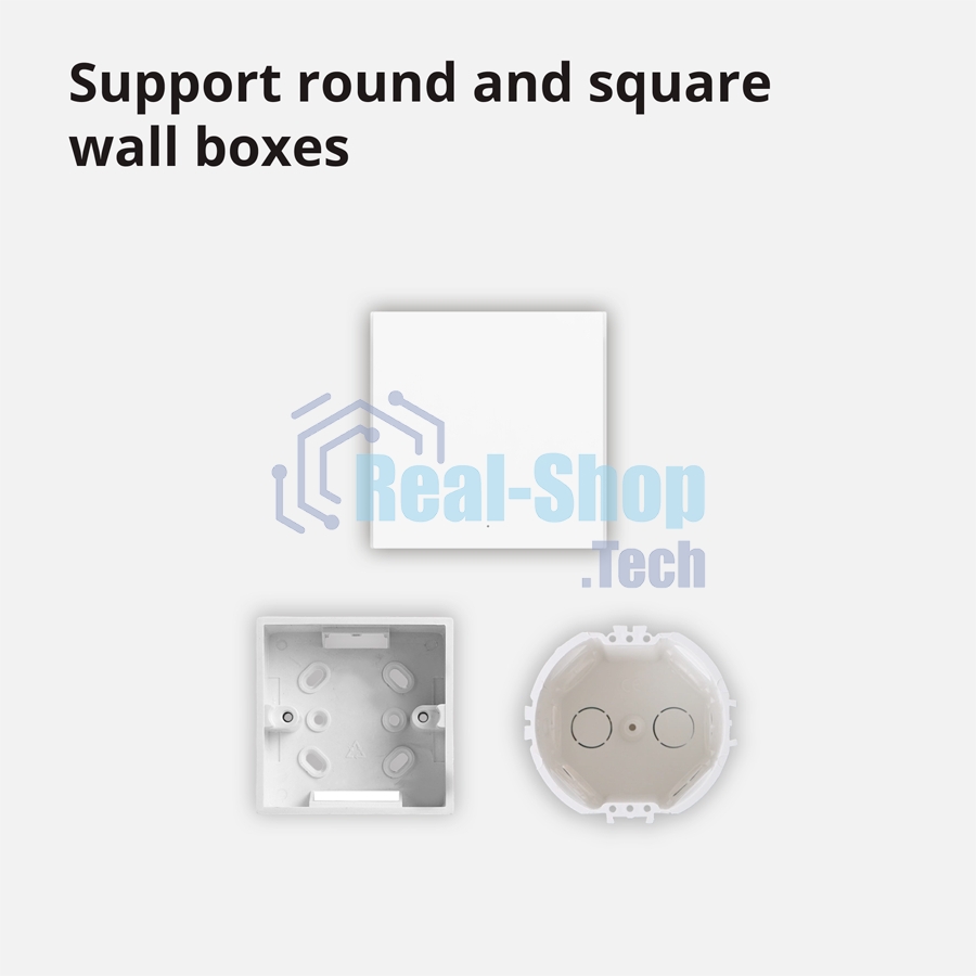 Выключатель умный Aqara Smart wall switch H1 ((with neutral, single rocker) WS-EUK03