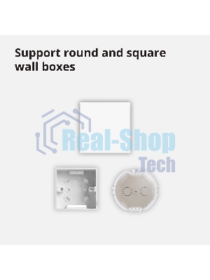 Выключатель умный Aqara Smart wall switch H1 ((with neutral, single rocker) WS-EUK03