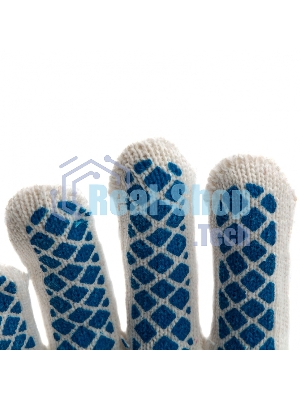 Перчатки трикотажные, ПВХ-покрытие 