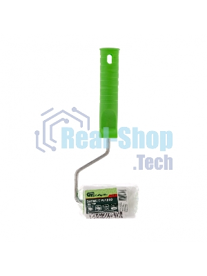 Валик Сибртех велюр с ручкой, 65 мм, ворс 2 мм, D - 36 мм, D ручки - 6 мм