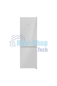 Холодильник Maunfeld MFF185NFS серый двухкамерный инвертор 240/100л морозилка снизу, No Frost