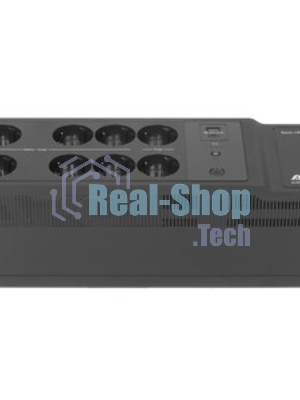 Источник бесперебойного питания APC Back-UPS ES 850VA/520W, 230V, 8 Schuko (2 Surge & 6 batt.), USB, USB charge(type A,C), Data/DSL protect.,(BE700G-RS, BE850G2-GR analogue), 1 year warranty