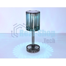 Настольная светодиодная лампа Ambrella light DE8071 GR серый LED RGB 3W (ПДУ RGB)