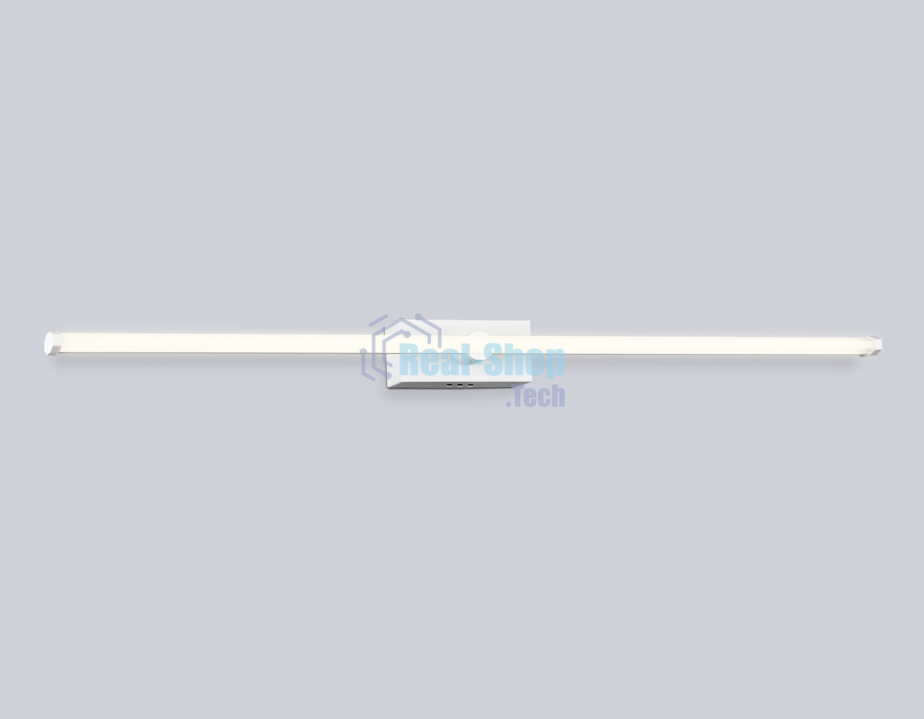Настенный светодиодный светильник Ambrella light FL6121 WH белый 14W 3000K-6400K 610*45*80