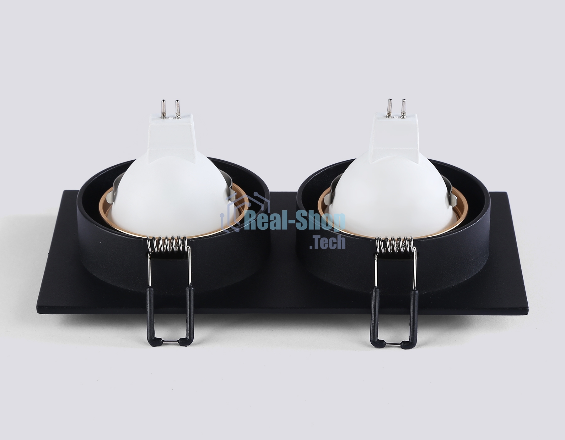 Светильник Ambrella light TN102735/2 BK/GD черный/золото GU5.3 175*92*23