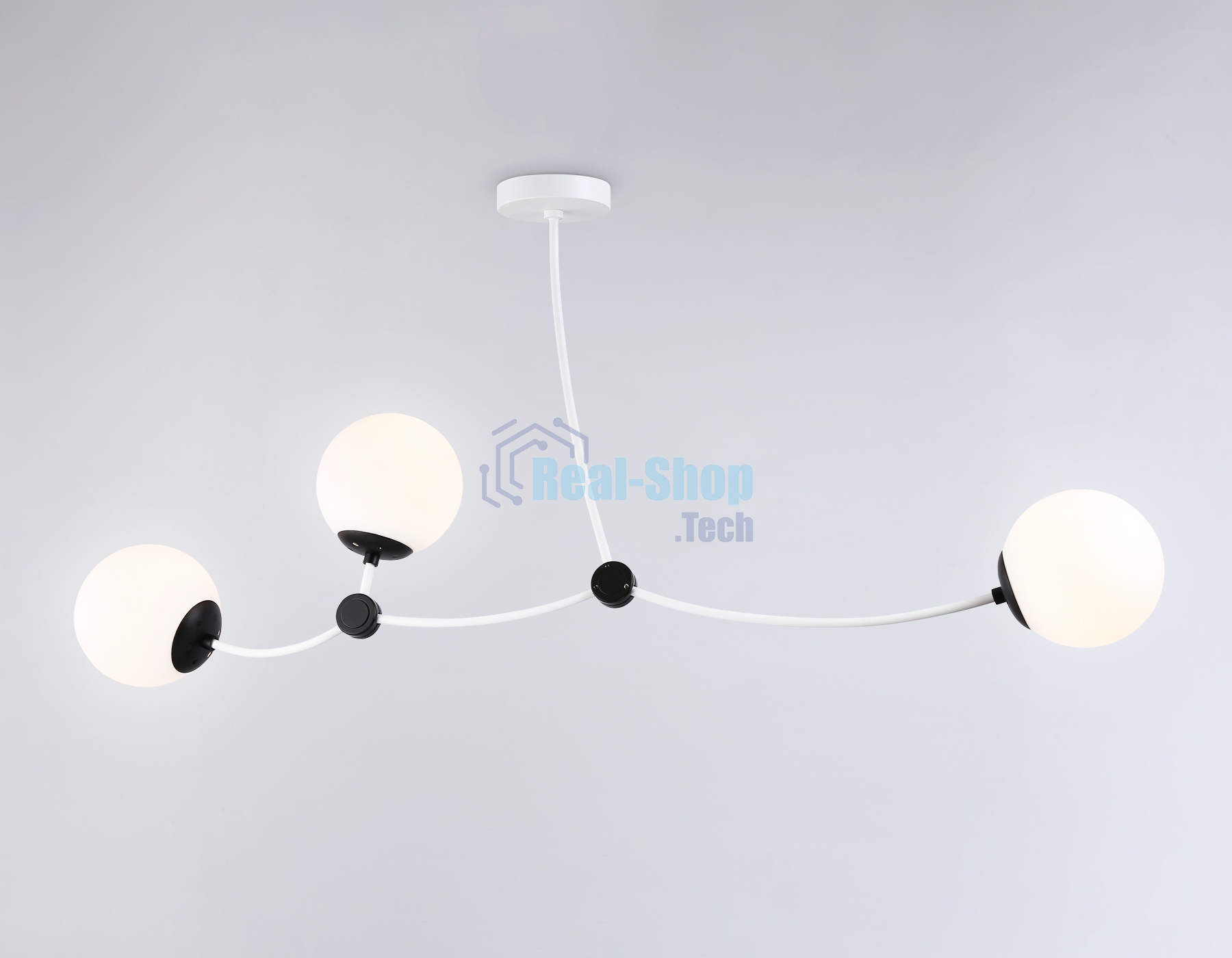Светитльник Ambrella Light TR2566/3 WH/BK белый/черный E27/3 max 60W 1130*150*540