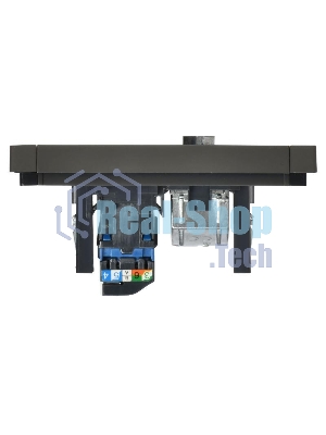 Розетка двойная TV+RJ45 кат.6 IEK FORTE&PIANO FP337 серый