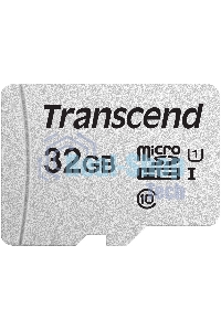 Флеш карта microSD 32Gb Transcend microSDHC Class 10 UHS-1 U1, (без адаптера), TLC
