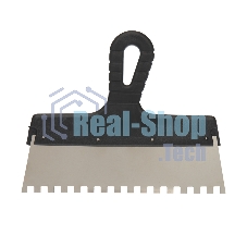 Шпатель фасадный Rexant 250 мм зуб 8х8 нержавеющая сталь, пластмассовая ручка