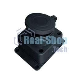 Розетка настенная 16А 250В с заглушкой с заземл. каучук IP44 (еврослот) UNIVersal 602229