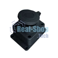 Розетка настенная 16А 250В с заглушкой с заземл. каучук IP44 (еврослот) UNIVersal 602229