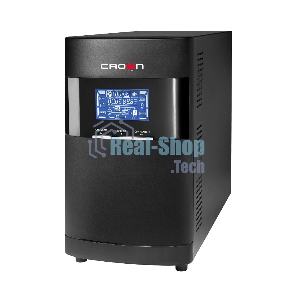 Источник бесперебойного питания Crown CMUOA-350-3K/3000 ВА/2700 Вт/4 х CEE 7 (евророзетка)