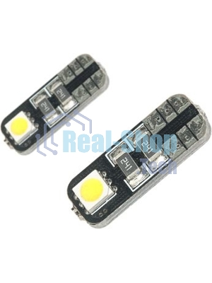 Лампа автомобильная светодиодная Sho-Me CAN-T10 T10 12В (упак.:2шт)